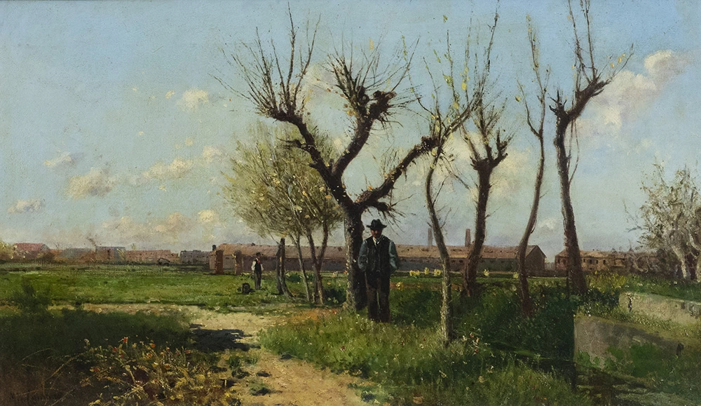 Paesaggio con figure